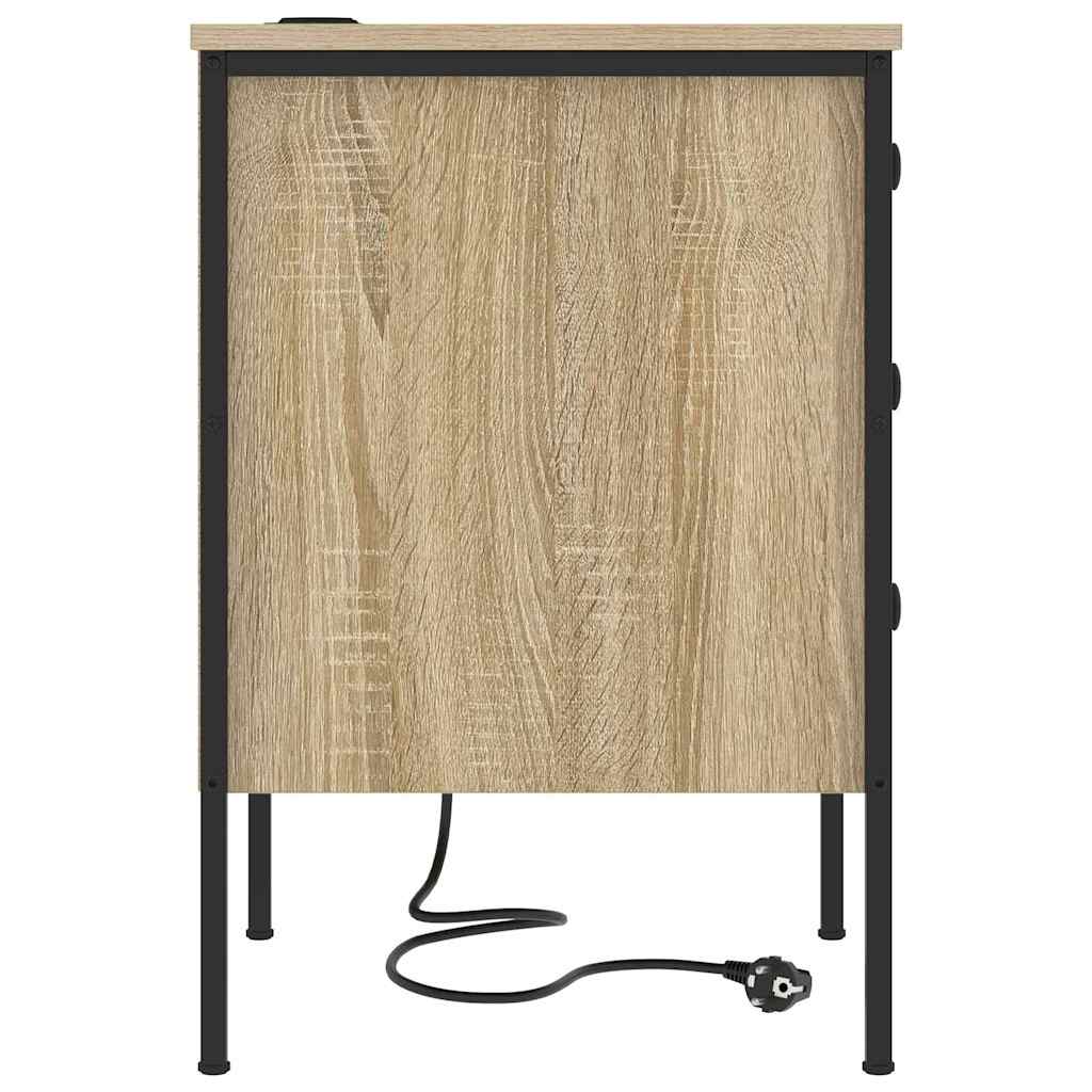 Natskab med skuffe Sonoma eg 42 x 41 x 61 cm Konstrueret træ