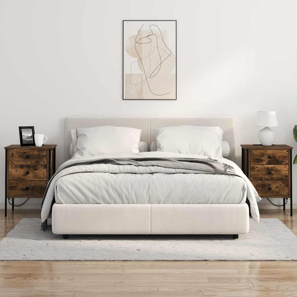 Natskab med skuffe Røget eg 42 x 41 x 61 cm Konstrueret træ