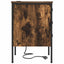 Natskab 2 pcs Røget eg 42 x 41 x 61 cm Konstrueret træ