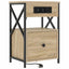 Natskab 2 pcs Sonoma eg 40 x 31 x 60 cm Konstrueret træ