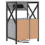 Natskab 2 pcs Grå Sonoma 40 x 31 x 60 cm Konstrueret træ