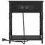 Natskab 2 pcs Sort eg 41 x 31 x 51 cm Konstrueret træ
