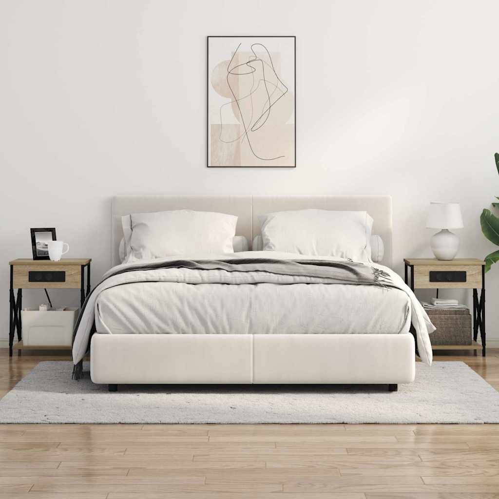 Natskab 2 pcs Sonoma eg 41 x 31 x 51 cm Konstrueret træ