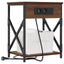 Natskab 2 pcs Brun eg 41 x 31 x 51 cm Konstrueret træ