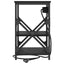 Natskab Sort eg 41 x 31 x 51 cm Konstrueret træ