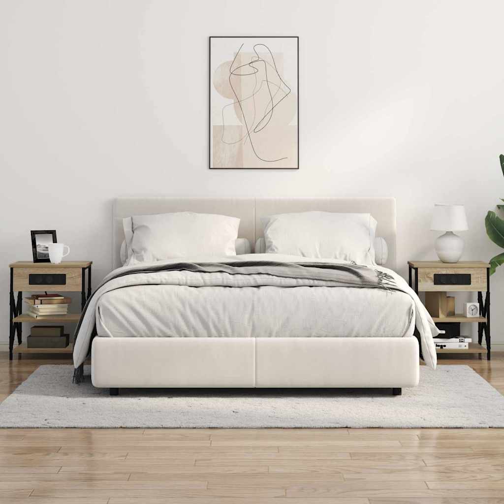 Natskab 2 pcs Sonoma eg 41 x 31 x 51 cm Konstrueret træ