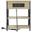 Natskab 2 pcs Sonoma eg 41 x 31 x 51 cm Konstrueret træ
