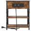 Natskab 2 pcs Røget eg 41 x 31 x 51 cm Konstrueret træ