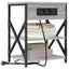 Natskab 2 pcs Grå Sonoma 41 x 31 x 51 cm Konstrueret træ