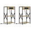 Natskab 2 pcs Sonoma eg 41 x 31 x 76 cm Konstrueret træ