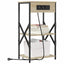 Natskab 2 pcs Sonoma eg 41 x 31 x 76 cm Konstrueret træ