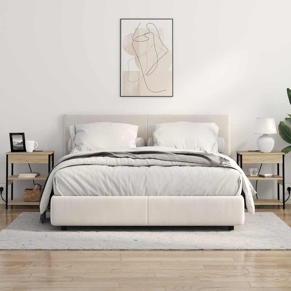 Natskab 2 pcs Sonoma eg 41 x 31 x 51 cm Konstrueret træ