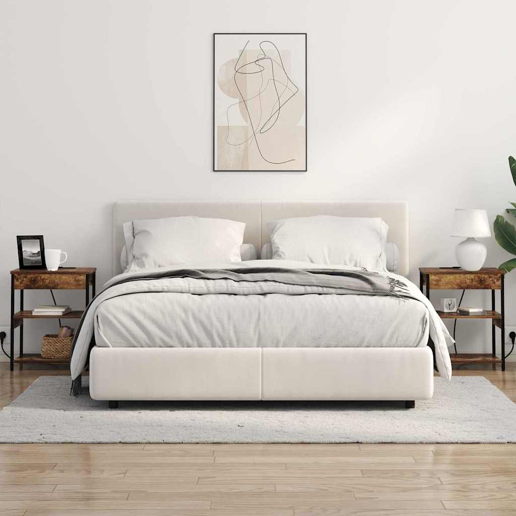 Natskab 2 pcs Røget eg 41 x 31 x 51 cm Konstrueret træ