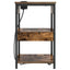 Natskab 2 pcs Røget eg 41 x 31 x 51 cm Konstrueret træ