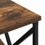 Natskab 2 pcs Røget eg 41,5 x 40,5 x 55 cm Konstrueret træ