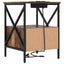 Natskab 2 pcs Røget eg 41,5 x 40,5 x 55 cm Konstrueret træ