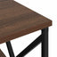 Natskab 2 pcs Brun eg 41,5 x 40,5 x 55 cm Konstrueret træ