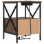 Natskab 2 pcs Brun eg 41,5 x 40,5 x 55 cm Konstrueret træ