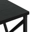 Natskab 2 pcs Sort eg 40 x 31 x 60 cm Konstrueret træ