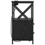 Natskab 2 pcs Sort eg 40 x 31 x 60 cm Konstrueret træ