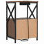 Natskab 2 pcs Brun eg 40 x 31 x 60 cm Konstrueret træ