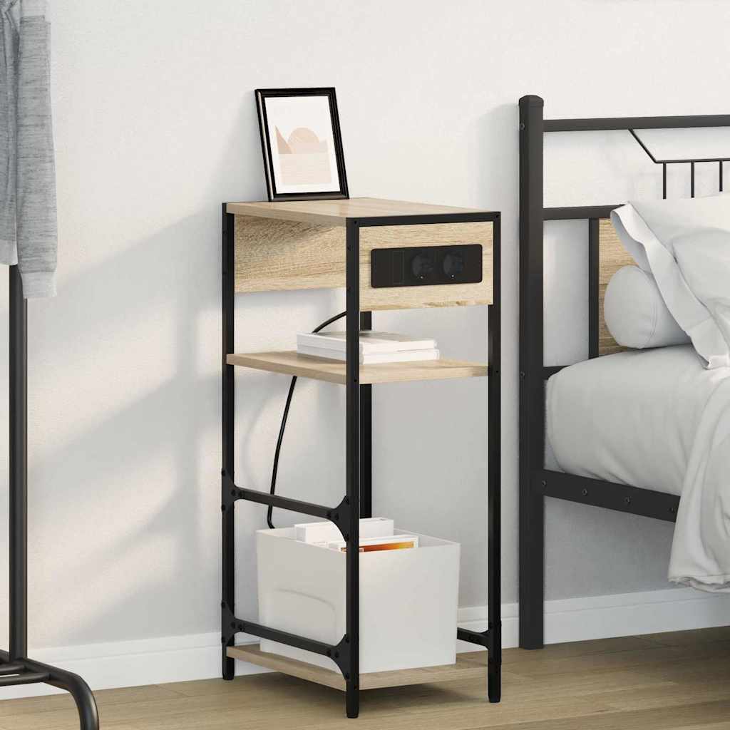Natskab Sonoma eg 40 x 27 x 76 cm Konstrueret træ billede
