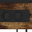Natskab Røget eg 40 x 27 x 76 cm Konstrueret træ