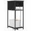 Natskab Sort eg 41 x 28 x 76 cm Konstrueret træ