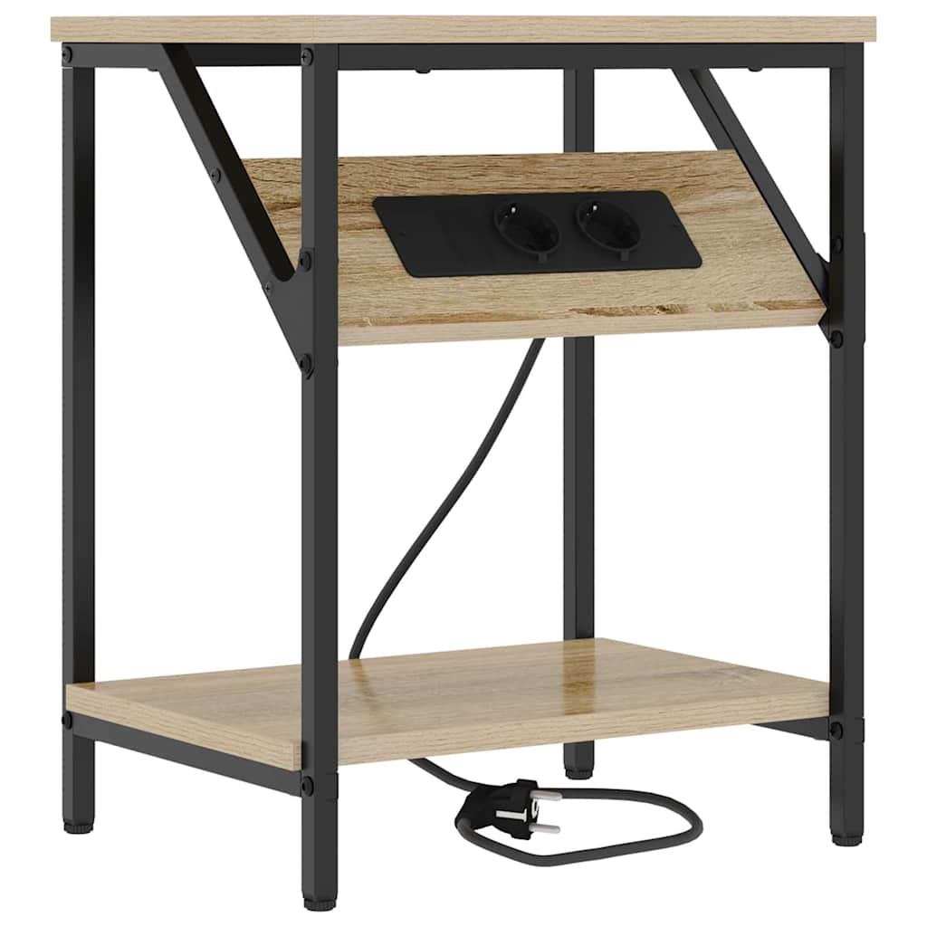 Natskab 2 pcs Sonoma eg 38 x 30 x 48 cm Konstrueret træ