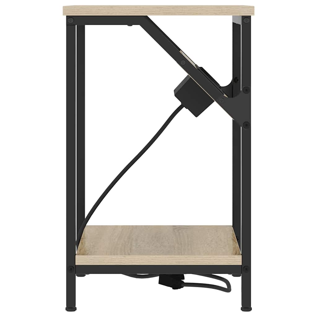 Natskab 2 pcs Sonoma eg 38 x 30 x 48 cm Konstrueret træ