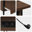 Natskab med skuffe Brun eg 60 x 30 x 61 cm Konstrueret træ