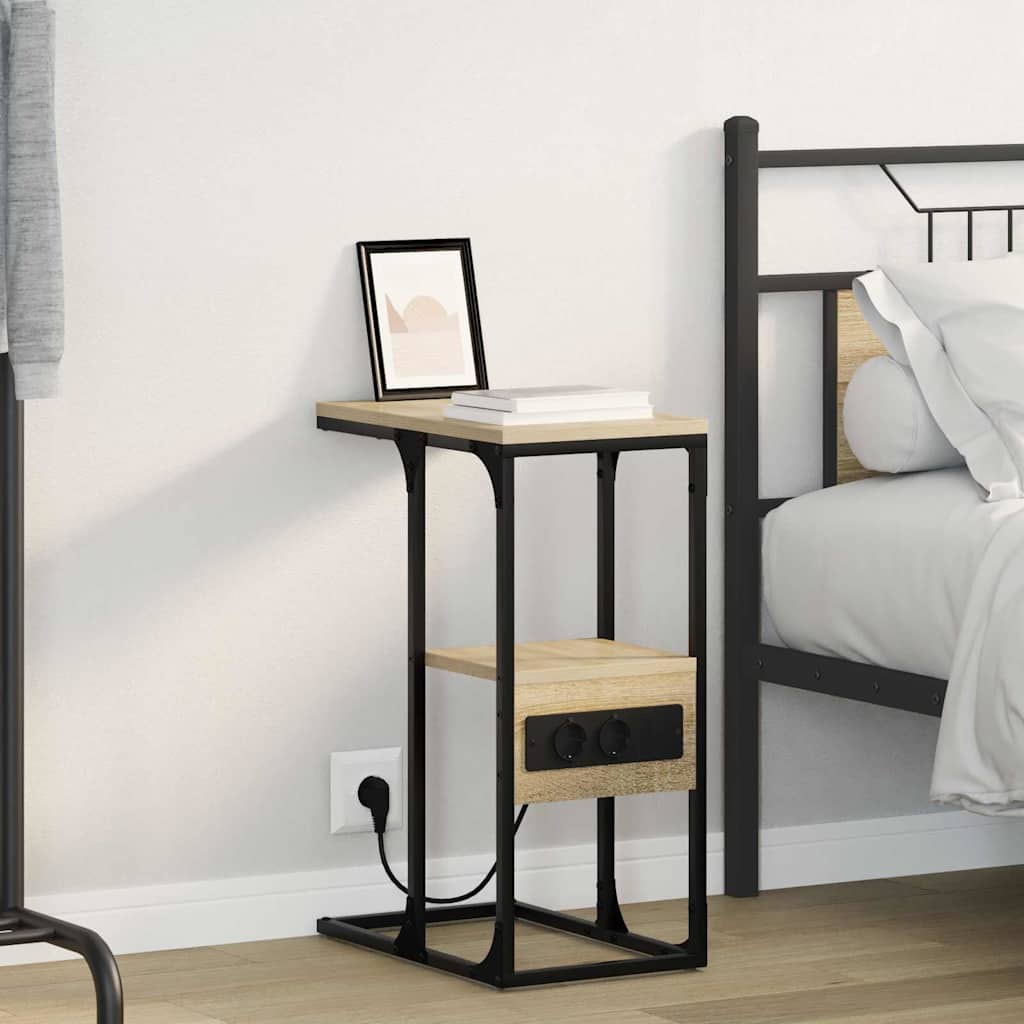 Natskab Sonoma-eg 41.5 x 26 x 60.5 cm Konstrueret træ billede