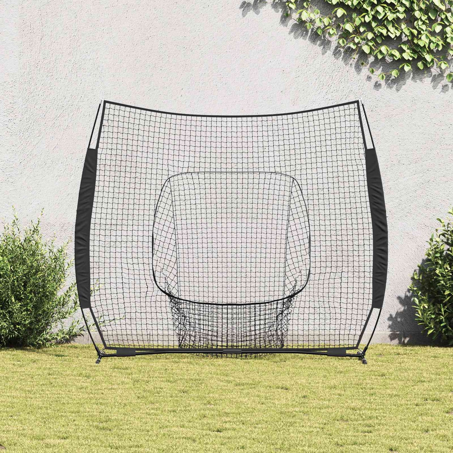Baseball øvelsesnet Sort 250 x 106 x 209 cm Polyester