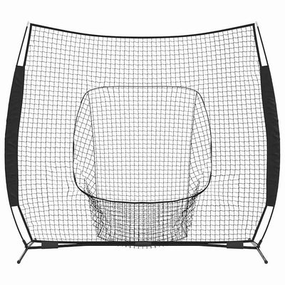 Baseball øvelsesnet Sort 250 x 106 x 209 cm Polyester