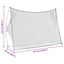 Golf Træningshjælp Sort 314 x 92 x 214 cm Polyester