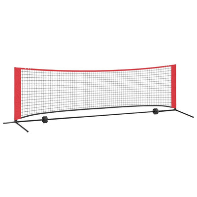Tennis Net Sort og rød 301 x 90,5 x 87 cm Polyester