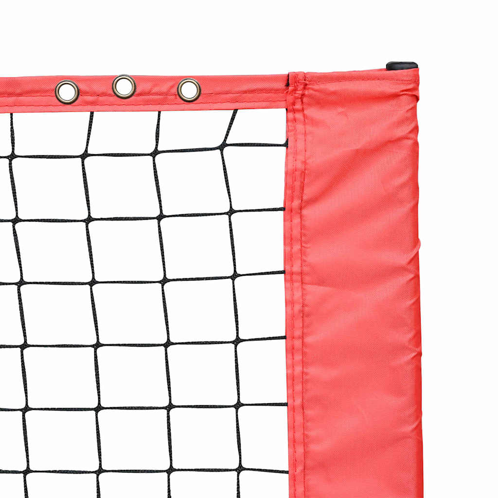 Tennis Net Sort og rød 494,5 x 90 x 87 cm Polyester
