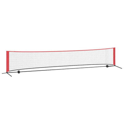 Tennis Net Sort og rød 494,5 x 90 x 87 cm Polyester