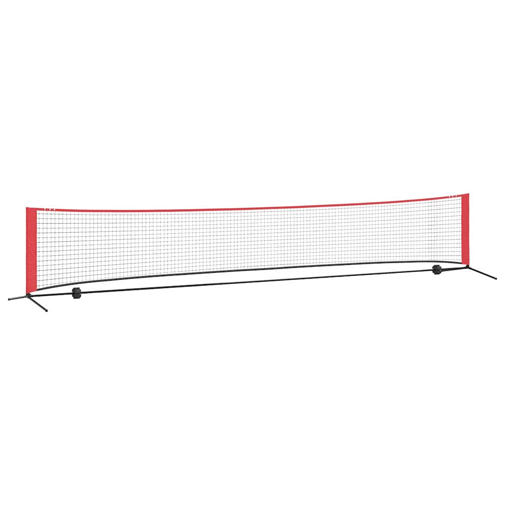 Tennis Net Sort og rød 494,5 x 90 x 87 cm Polyester billede