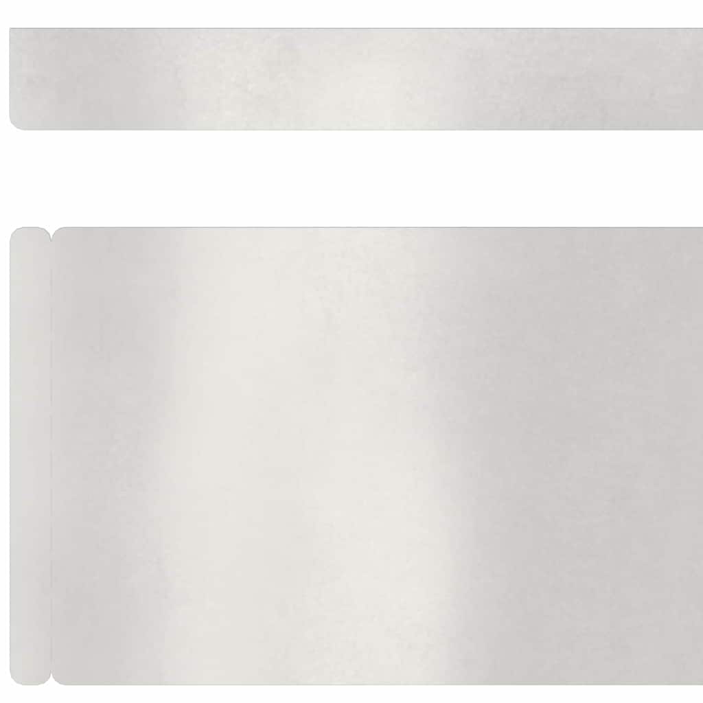 Plænekant 4 pcs Sølv 450 x 0,05 x 10 cm Rustfrit stål