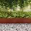 Plænekant 4 pcs Rusten 450 x 0,05 x 25 cm Cortenstål