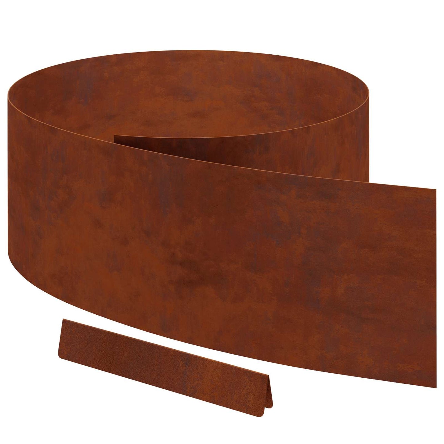 Plænekant 4 pcs Rusten 450 x 0,05 x 25 cm Cortenstål