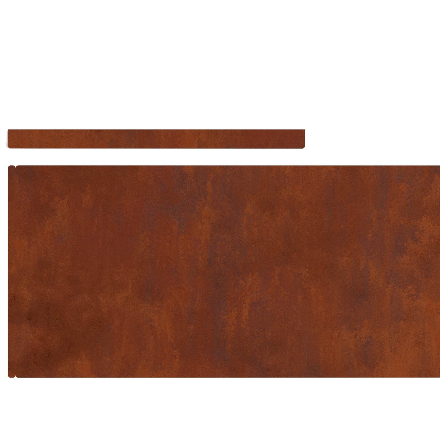 Plænekant 4 pcs Rusten 450 x 0,05 x 25 cm Cortenstål