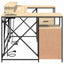 Bord med skuffe Sonoma eg 182 x 101 x 87,5 cm Konstrueret træ