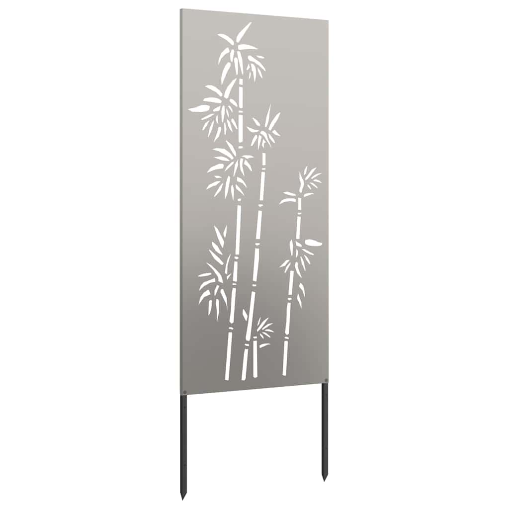 Have privatliv skærm Blomstret Rusten 50 x 140 cm Cortenstål