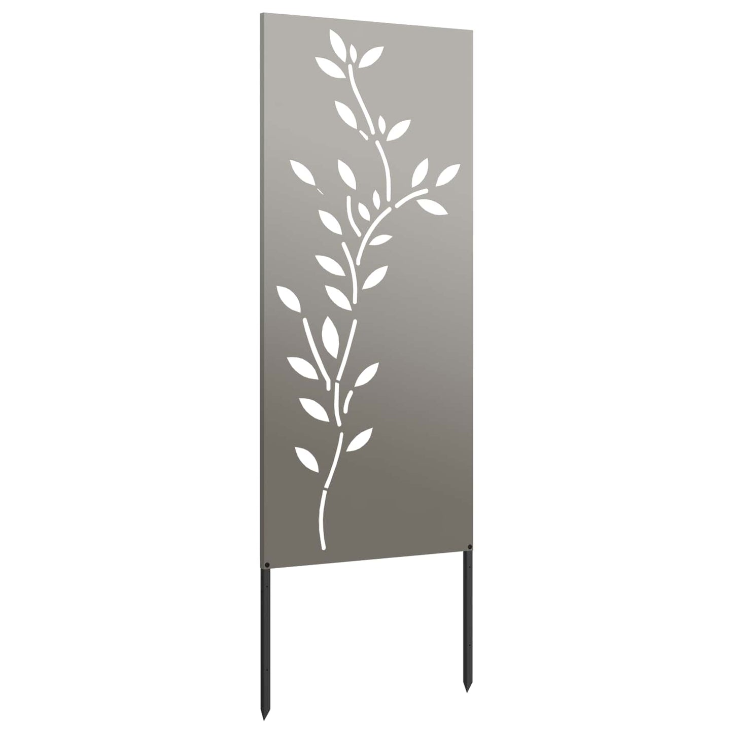 Have privatliv skærm Blomstret Rusten 50 x 140 cm Cortenstål