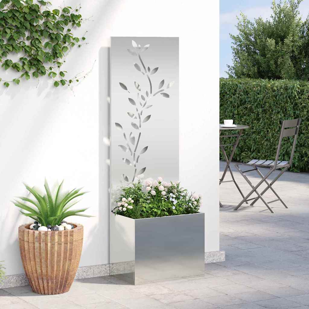 Have privatliv skærm Sølv 50 x 32 x 150 cm Galvaniseret stål