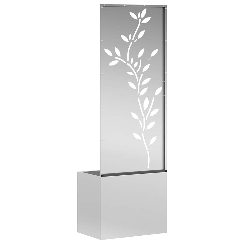 Have privatliv skærm Sølv 50 x 32 x 150 cm Galvaniseret stål