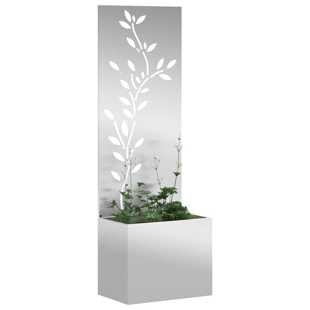 Have privatliv skærm Sølv 50 x 32 x 150 cm Galvaniseret stål