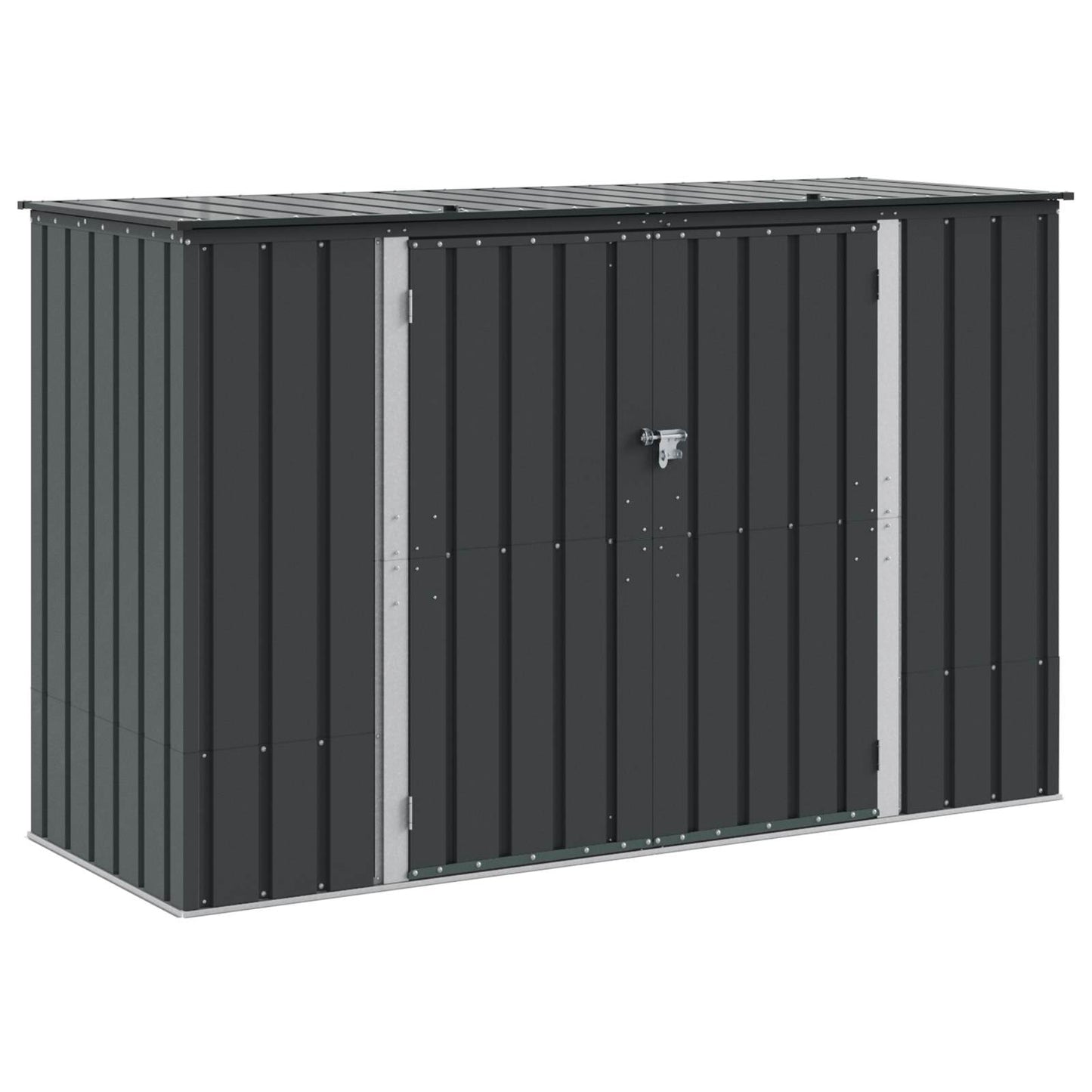 Have Opbevaringskasse Sort 214 x 82 x 132 cm Stål